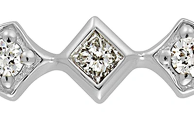 Shop Bony Levy Prism 18k White Gold Diamond Bar Pendant Necklace