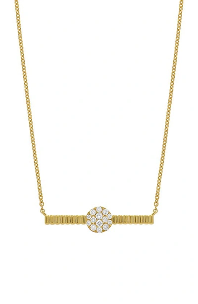 Shop Bony Levy Prism Diamond Pendant Necklace In 18k Yellow Gold