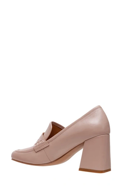 Lisa Vicky Moxie Block Heel Pump In Dark Pink