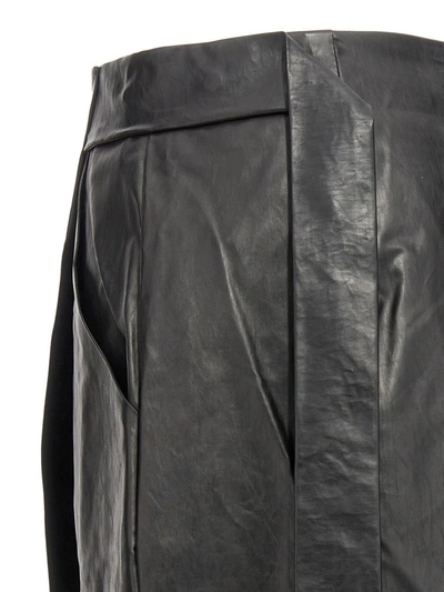 Shop Kassl Editions 'wrap Skirt Oil' Skirt In Black