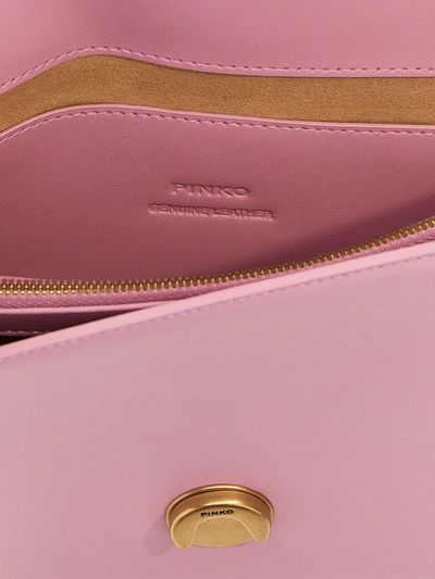 Shop Pinko 'classic Love Bag Icon' Crossbody Bag In Purple