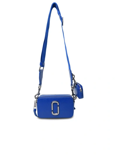 Shop Marc Jacobs 'utility Snapshot' Blue Saffiano Leather Bag