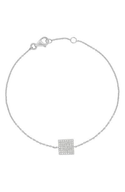 Shop Bony Levy Icon Diamond Chain Bracelet In 18k White Gold