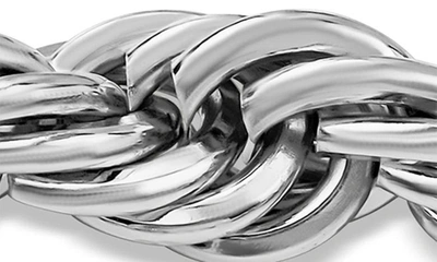 Jardin Rope Chain Toggle Bracelet In Silver