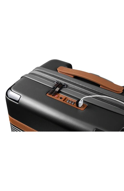 Champs Vintage-like Iii Hardside Spinner Luggage Set, 3 Piece In Black