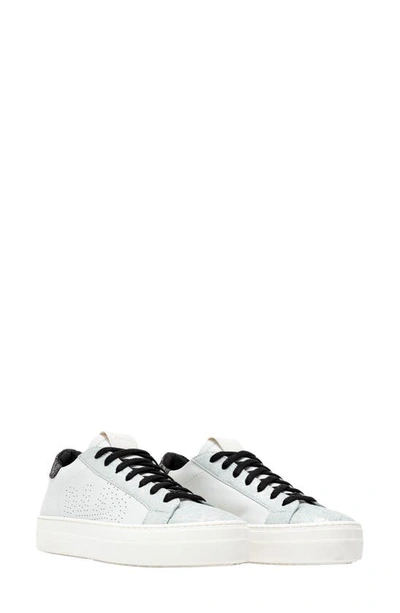 Shop P448 Thea Platform Sneaker In White/ Pacific