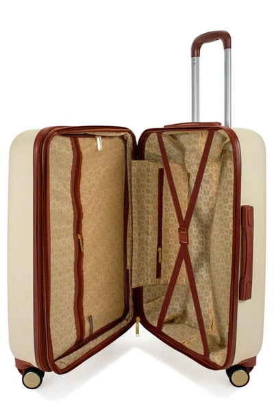 Shop Badgley Mischka Mia Hardshell 3-piece Luggage Set In Champagne