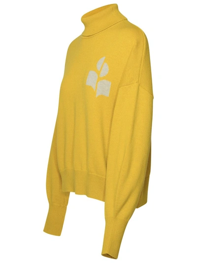 Shop Isabel Marant Étoile 'nash' Mustard Wool Blend Sweater In Yellow