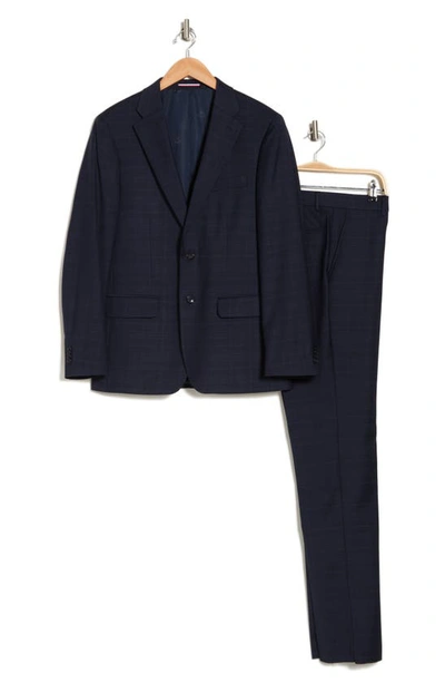 Shop Tommy Hilfiger Classic Wool Blend Suit In Blue