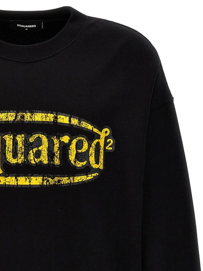 Shop Dsquared2 Logo Sweatshirt In Black