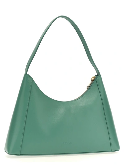 Shop Furla 'diamante S' Shoulder Bag In Green