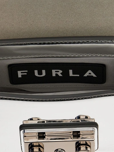 Shop Furla 'metropolis Mini' Crossbody Bag In Silver