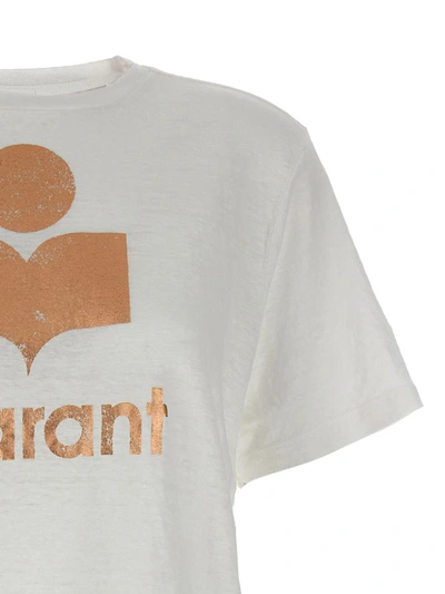 Shop Isabel Marant Étoile 'zewel' T-shirt In White