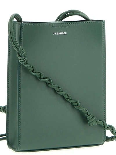 Shop Jil Sander 'tangle' Small Crossbody Bag In Green