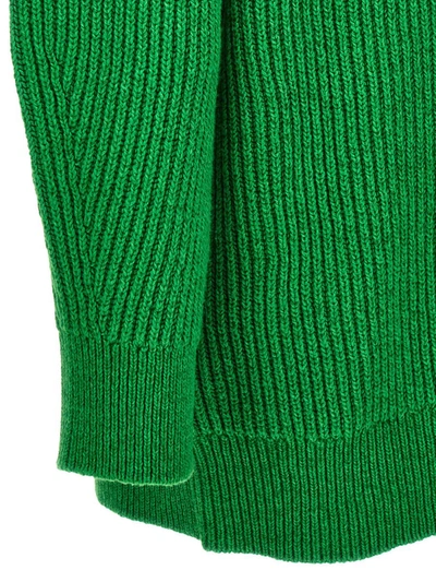 Shop Jil Sander Oversized Sweater In Green