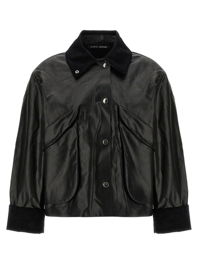 Kassl Editions Black Hunting Jacket In Black