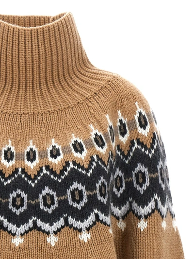 Shop Khaite 'amaris' Sweater In Beige