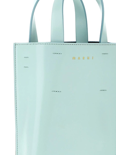 Shop Marni 'museo Nano' Handbag In Blue