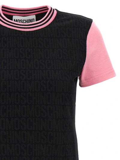 Shop Moschino 'logo' T-shirt In Black