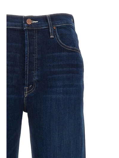Shop Mother 'the Rambler Ankle' Jeans In Blue