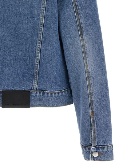 Shop Stella Mccartney 'iconic Falabella' Jacket In Blue