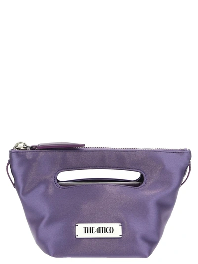 Shop Attico The  'via Dei Giardini 15' Handbag In Purple