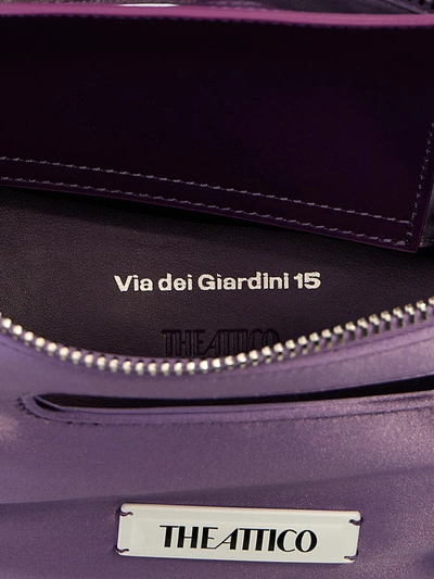 Shop Attico The  'via Dei Giardini 15' Handbag In Purple