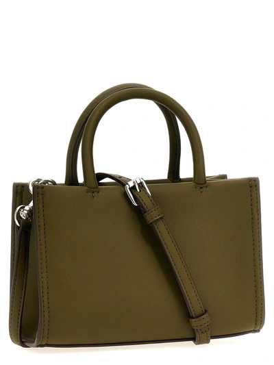 Shop Tory Burch 'ella Bio Mini' Handbag In Green