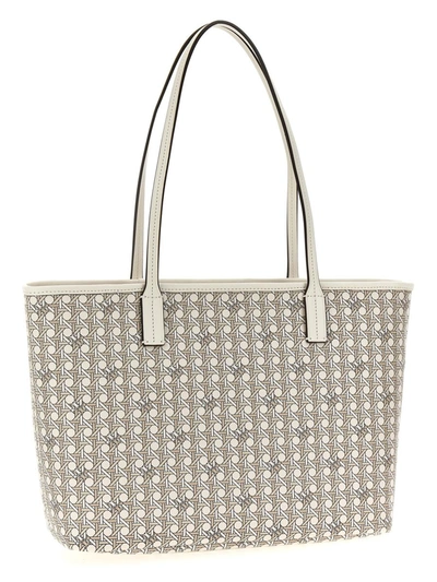 Shop Tory Burch Small 'ever-ready' Shopping Bag In White