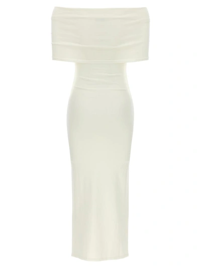 Shop Wardrobe.nyc Off-the-shoulder Dress In White