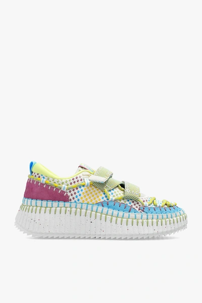 Shop Chloé Multicolour ‘nama' Sneakers In New