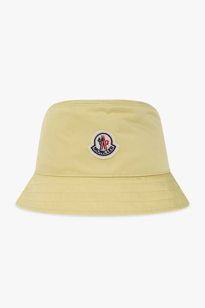 Shop Moncler Yellow Reversible Bucket Hat In New