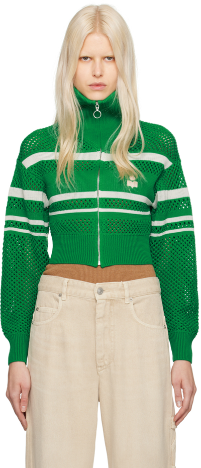 Shop Isabel Marant Étoile Green Alec Sweater In 60ed Emerald