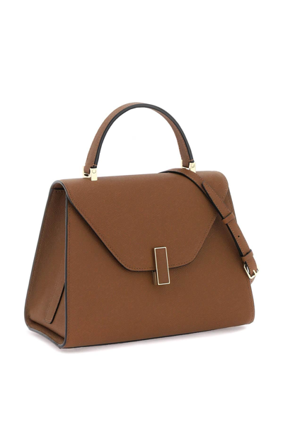 Shop Valextra Medium Iside Top Handle Bag In Brown
