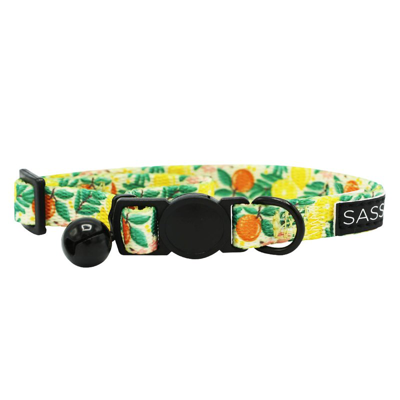 Shop Sassy Woof Cat Collar In Yellow