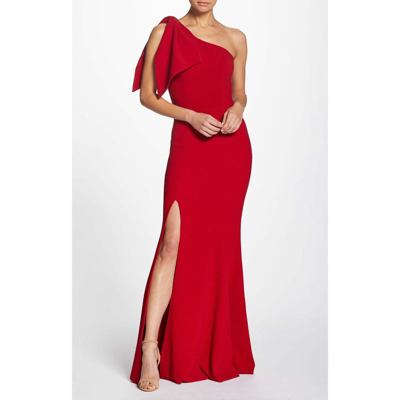 Shop Dress The Population Georgina Gown In Red