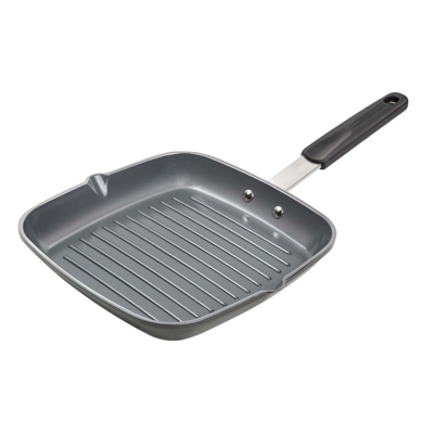 Shop Masterpan Ceramic Nonstick Grill Pan With Silicone Grip, 10"