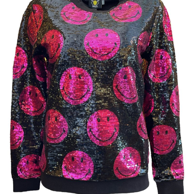 Shop Any Old Iron X Smiley Pink Sweatshirt