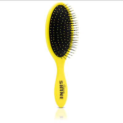 Shop Iso Beauty Aquashine Wet & Dry Soft-touch Paddle Hair Brush In Green