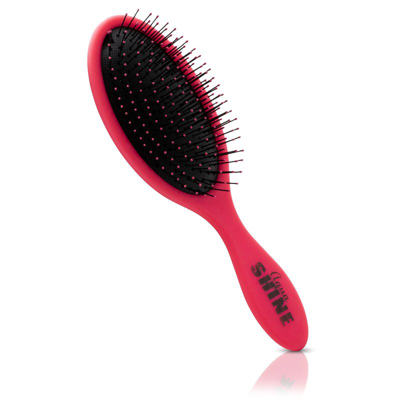 Shop Iso Beauty Aquashine Wet & Dry Soft-touch Paddle Hair Brush In Pink