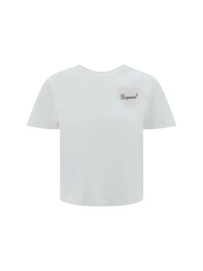 Shop Dsquared2 Boxi Fit T-shirt In 100