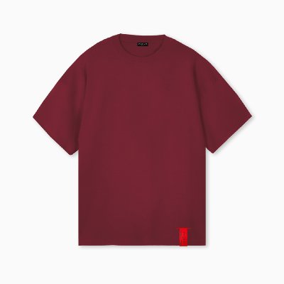 Shop Partch Must Oversized T-shirt Organic Cotton In Red