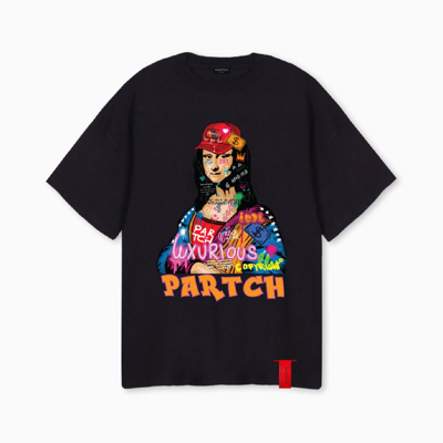 Shop Partch Idol Oversized T-shirt Organic Cotton In Black