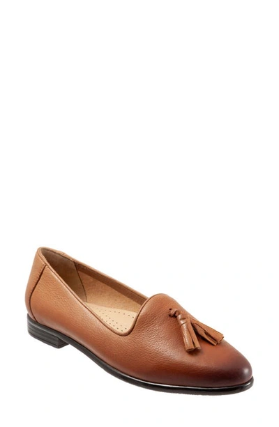 Shop Trotters Liz Tassel Loafer In Luggage