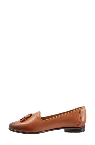 Shop Trotters Liz Tassel Loafer In Luggage