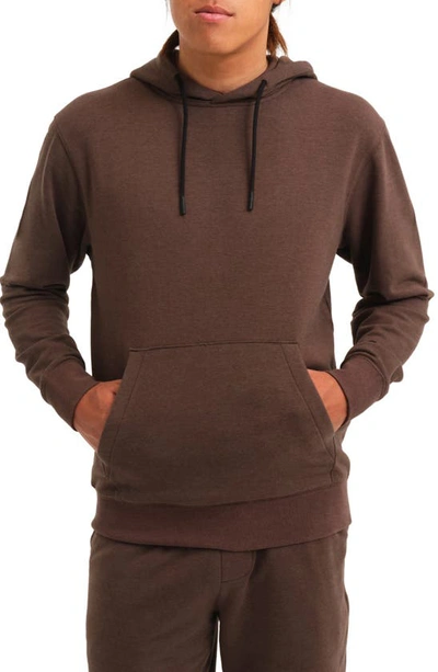 Shop Stance Shelter Hoodie In Dark Brown