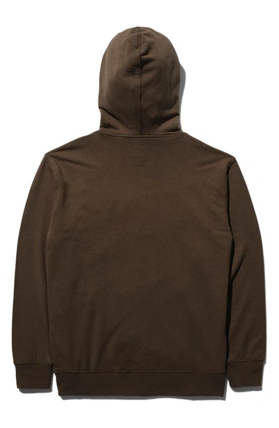 Shop Stance Shelter Hoodie In Dark Brown