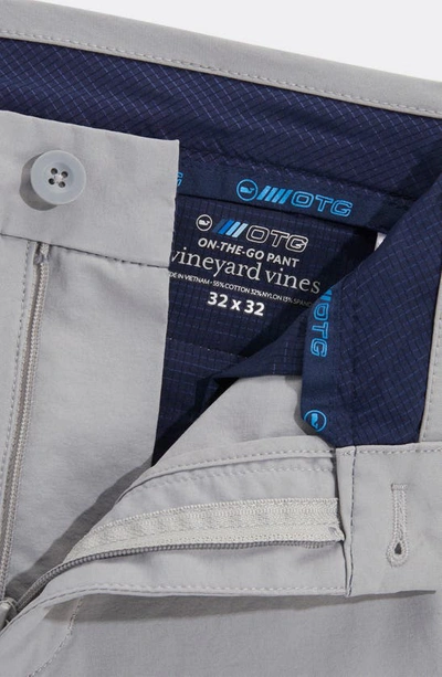 Shop Vineyard Vines On-the-go Slim Fit Performance Pants In Ultimate Gray