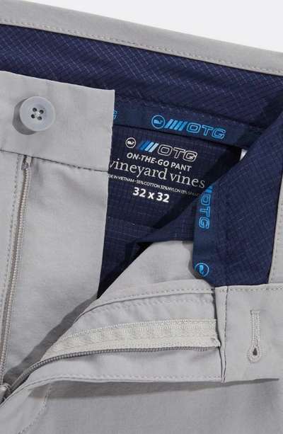 Vineyard Vines On-the-go Slim Fit Performance Pants In Ultimate Gray