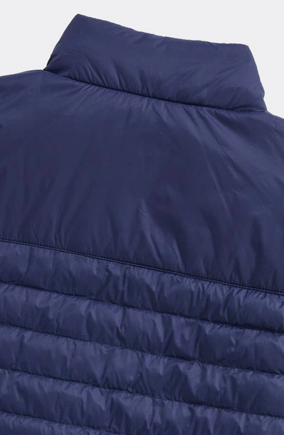 Shop Vineyard Vines Lightweight Packable Primaloft® Thermoplume Puffer Vest In Nautical Navy